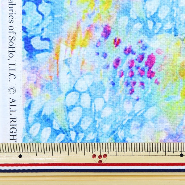 【数量5から】 生地 『インクジェットプリント フラワー FLEUR-CD8717』 USAコットン