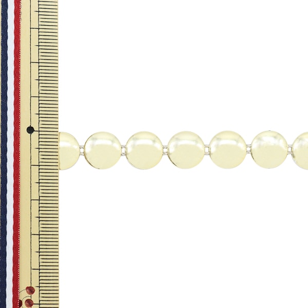 【数量5から】 手芸ブレード 『イミテーションブレード 幅約1.1cm 丸 ゴールド GY-43-18-46』