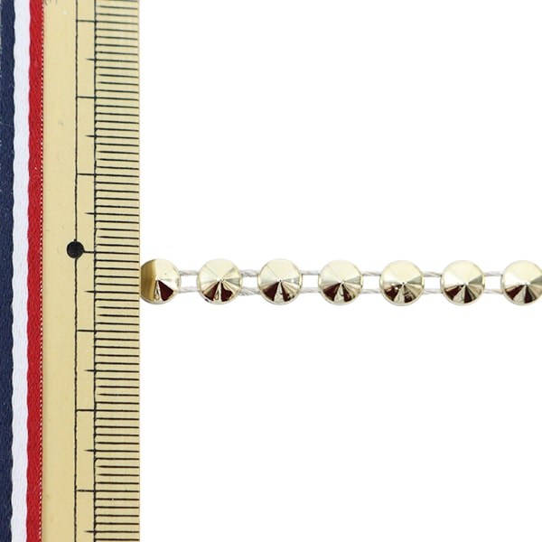 【虹オオカミに登場!】【数量5から】 手芸ブレード 『イミテーションブレード 幅約5mm ゴールド GY-43-18-59』