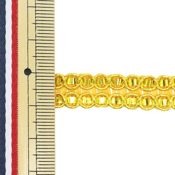 الحرف اليدويةالزركشة 『الزركشة العرض تقريبًا 1.1 سم لفة 3 متر ذهبي GY-108-4"