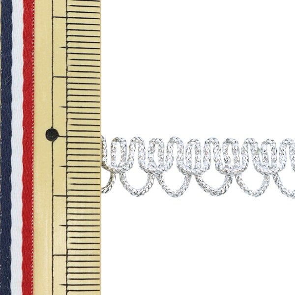 ArtesaníaRibete 『Ribete Ancho aproximadamente 1 cm 3m rollo plateado Gy-108-21b"