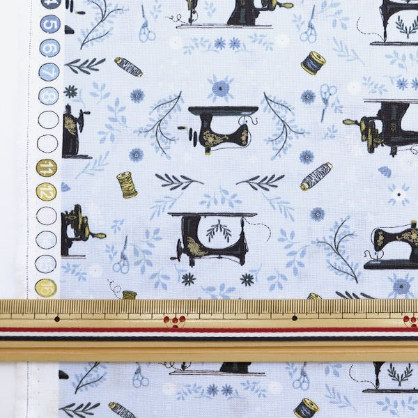 【数量5から】 生地 『シーチング AND SEW IT BEGINS 1809-CELESTIA』 USAコットン