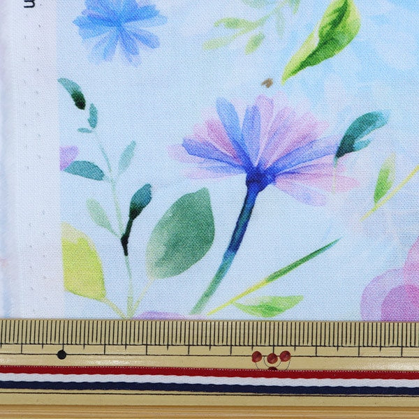 【数量5から】 生地 『インクジェットプリント ハチドリ S4812-16』 USAコットン