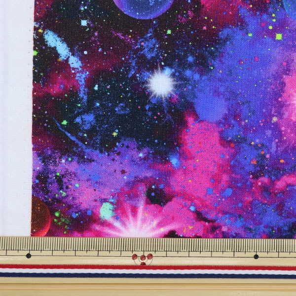 【数量5から】 生地 『USAコットン セレスチャル・スペース(宇宙柄) SPACE-CD8865』