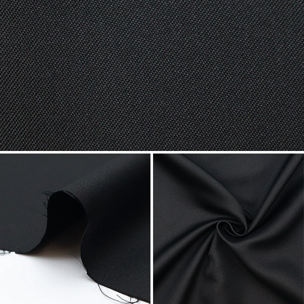 【数量5から】 生地 『テトロンスエード ブラック 519-7』