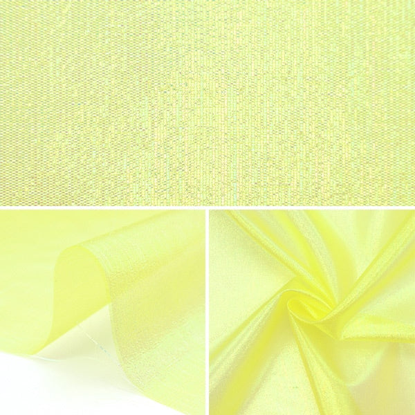 【数量5から】 生地 『パールタフタ 黄 593-4』