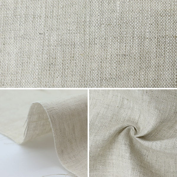 【数量5から】 生地 『抗ウイルス加工 しっかり リネン100% スプリンググリーン LINENHEAVY-SG』