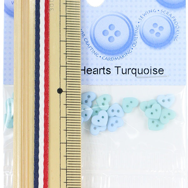 버튼 "냉장 버튼 mm 청록색 9534"옷을 입으십시오