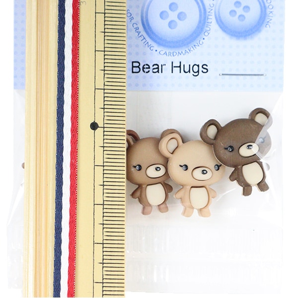 زر "Chilled Button BEAR HUGS 10286" ألبسه