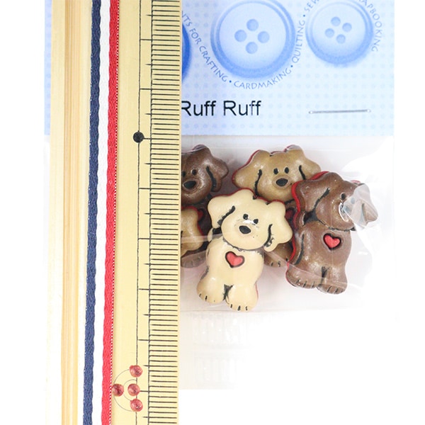 Knopf "Chilled Button Ruff Ruff 10287" Ziehen Sie es an