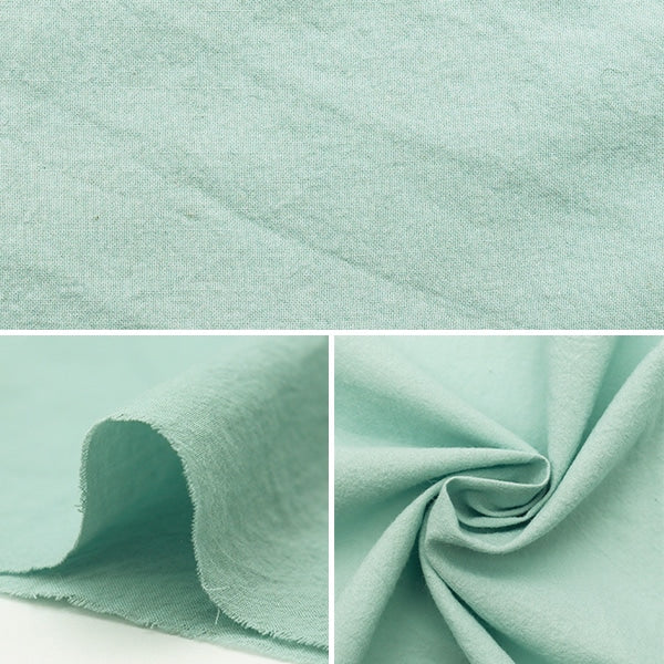 【数量5から】 生地 『荒炊き染め 60ローン ソフトブルー ARADAKI10-5』