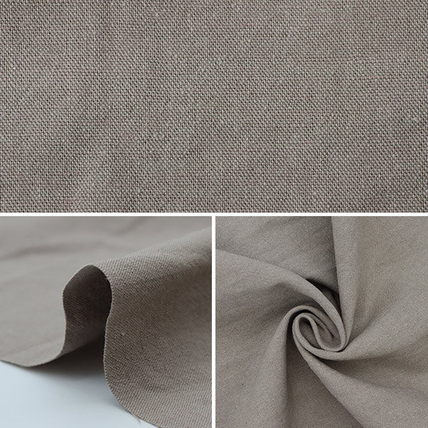 【数量5から】 生地 『リネンウールコットン チャコールグレー KOF-33-CGRY』