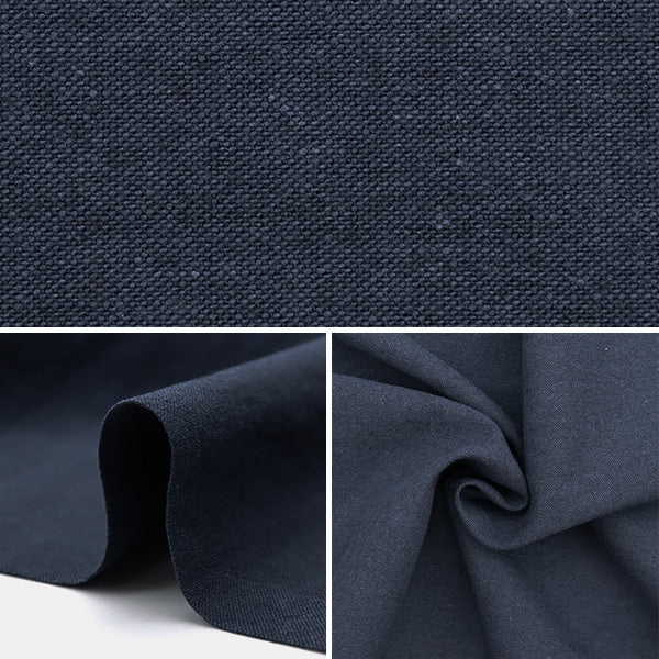 【数量5から】 生地 『リネンウールコットン ネイビー KOF-33-NV』