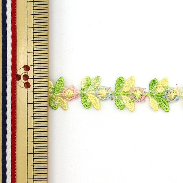 【数量5から】 レース 『花柄レース 2021 パステル CHLA2102』