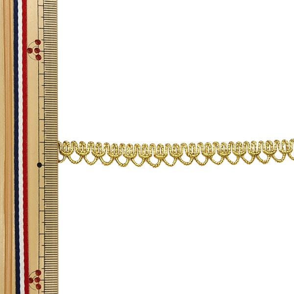 手芸ブレード 『ブレード 幅約1.2cm 3m巻 金 GY-108-21A』