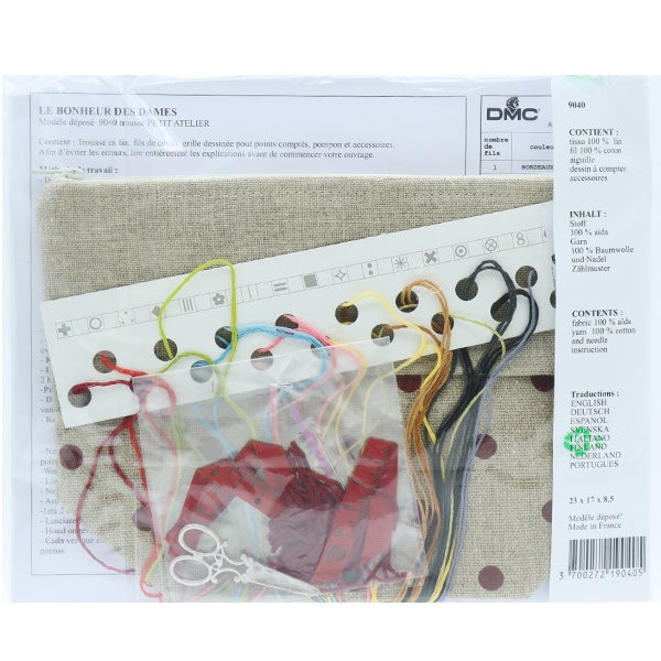 ImportEmbroidery kit "Le Bonheur des DAMES (Le Vonour Dum) Pouch Sewing Tool F9040"