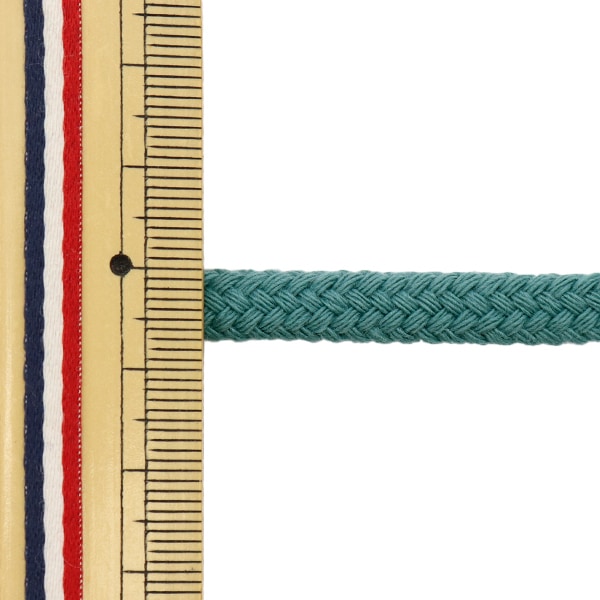 手芸ひも 『カラーひも 太 3mカット アクアグリーン 2-447番色 F300-77』 YUSHIN 遊心