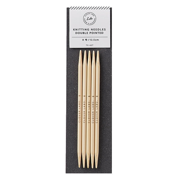 Agujas de tejer "Crover Lab 5 aguja No. 8 12.5cm 70427" Clover