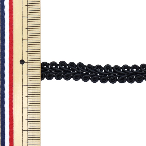 ArtigianatoTrim 『Trim Circa 8 mm di larghezza x 3M Black BRBK3"