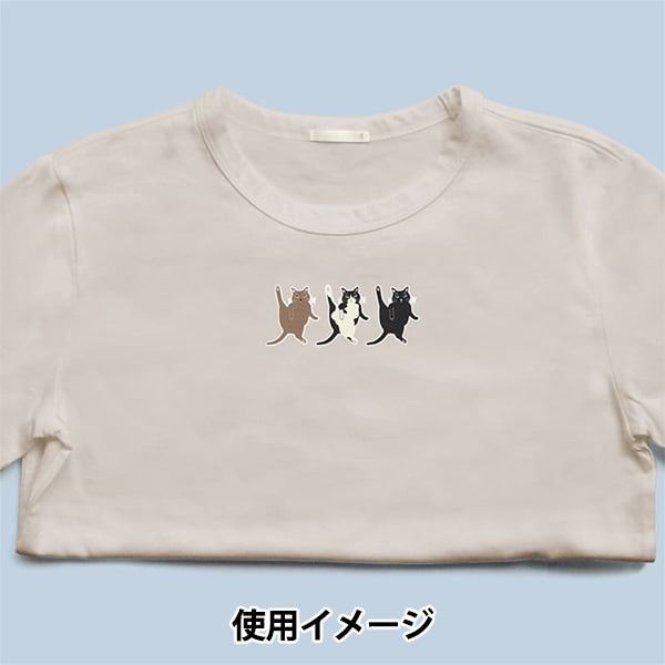 Foglio di trascrizione "TessutoDECO TERMAL TRASCRIZIONE Flicka Nail Arts ha prodotto gatti FD-FLI-101"