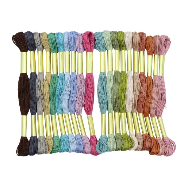 Embroidery thread "Embroidery thread#25 20 sets of earth color"