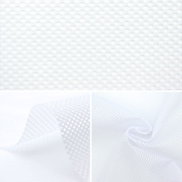 【数量5から】 生地 『ポケットメッシュ 白 7070-1』
