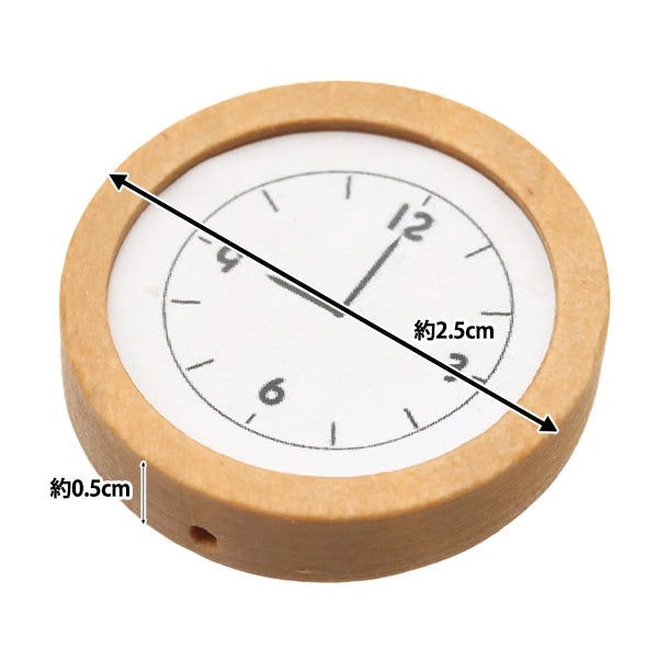 Miniature Craft "Miniature Parts Clock Natural MIT-844" Eruberu Elbert