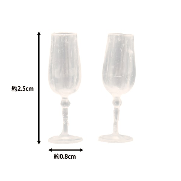 Miniature Craft "Miniature Parts Wine Glass B MIT-069" Eruberu Elbert