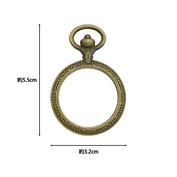 Piezas de resina "Madre de resina Pocket Watch Gold Gold 2 piezas LS100"