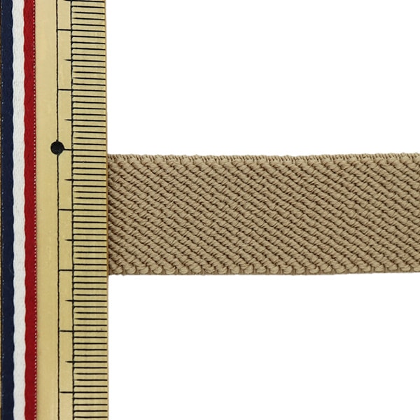 ゴム 『カラー織ゴム 幅2cm サンドベージュ KW82023』 KINTENMA 金天馬