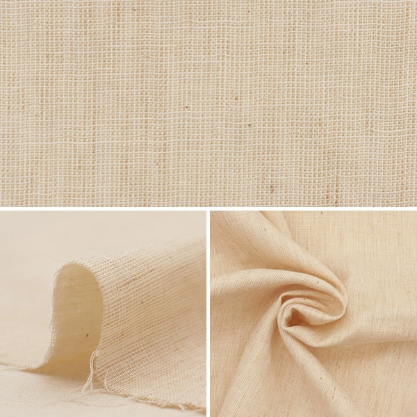 【数量5から】 生地 『オーガニックコットン Wガーゼ R-0529-NG-1』