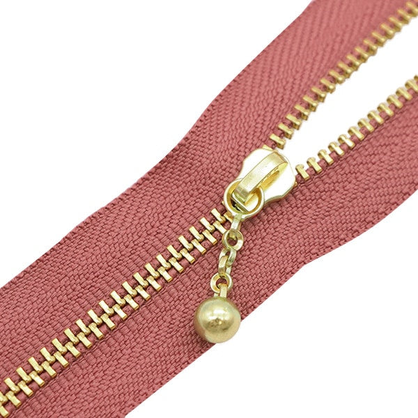 سحاب ``لون ذهبي مع الخرزسحاب 20 سم اللون 256 3MGC-20BLYZ” YKK