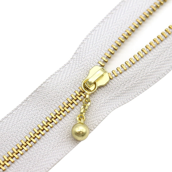 سحاب ``لون ذهبي مع الخرزسحاب 20 سم اللون 337 3MGC-20BLYZ” YKK