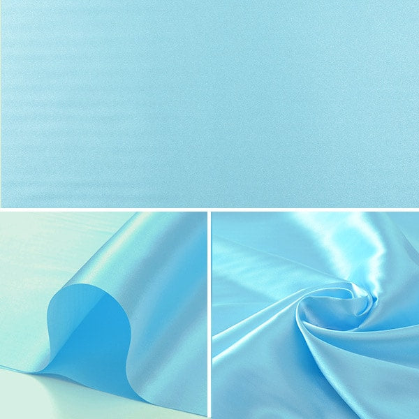 【数量5から】 生地 『コスチュームサテン サックス』