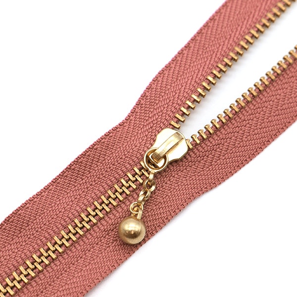 سحاب ``لون ذهبي مع الخرزسحاب 30 سم اللون 256 3MGC-30BLYZ” YKK