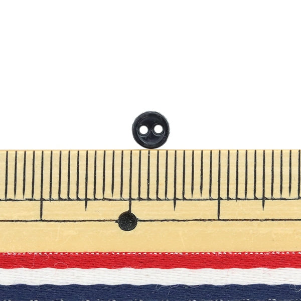 Miniature Craft "أجزاء مصغرة 2 فتحة أزرار مستديرة أبيض/أسود حوالي 4 مم 18 قطعة DSA2204"