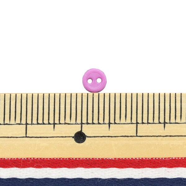 Miniature Craft "أجزاء مصغرة 2 فتحة أزرار مستديرة، ألوان متنوعة تقريبًا. 4 مم 18 قطعة DSA2204"