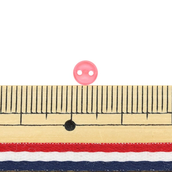 Miniature Craft "أجزاء مصغرة 2 فتحة أزرار شفافة، ألوان متنوعة تقريبًا. 5 مم 14 قطعة DSA2207"