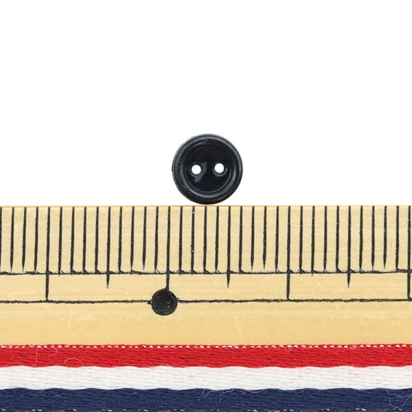 Miniature Craft "أجزاء مصغرة 2 فتحة أزرار مستديرة أبيض/أسود حوالي 6 مم 18 قطعة DSA2208"