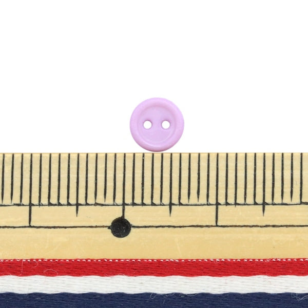 Miniature Craft "أجزاء مصغرة 2 فتحة حافة مستديرة زر ألوان متنوعة تقريبًا. 6 مم 18 قطعة DSA2208"