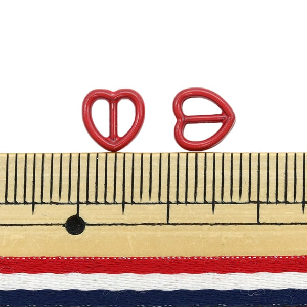 미니어처 크래프트 "미니어처 부품 심장 버클 컬러 콘서트 4mm 6 조각 DSA2237"