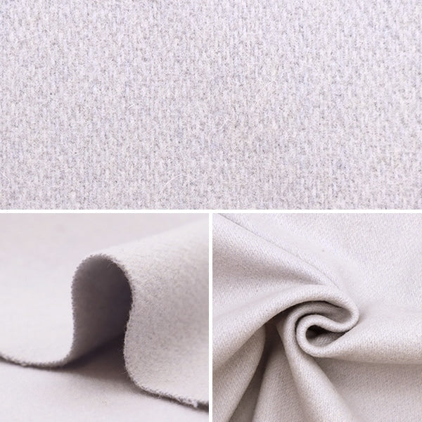 【数量5から】 生地 『イタリアン ショートビーバー グレー 36710-4318』