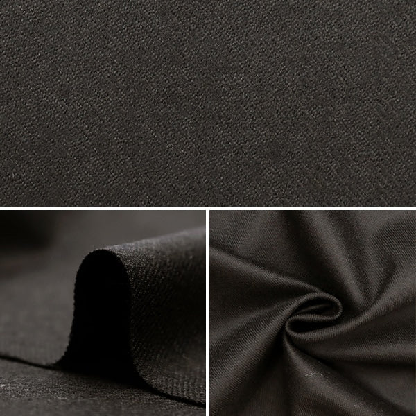 【数量5から】 生地 『60サキソニーストレッチ ネイビー ND759-NY(NV)』