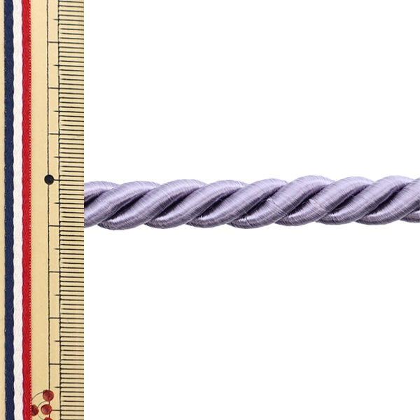 【数量5から】 手芸ひも 『2023ツイストコードA 幅約9mm パープル KY-7-A13』