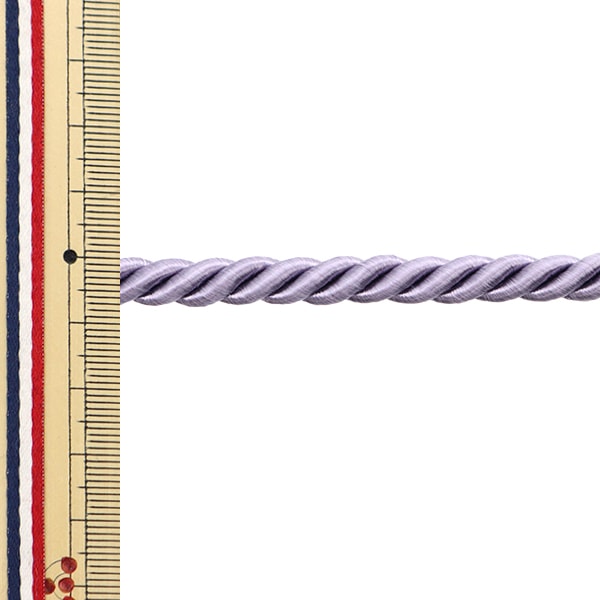 【数量5から】 手芸ひも 『2023ツイストコードB 幅約7mm パープル KY-7-B13』