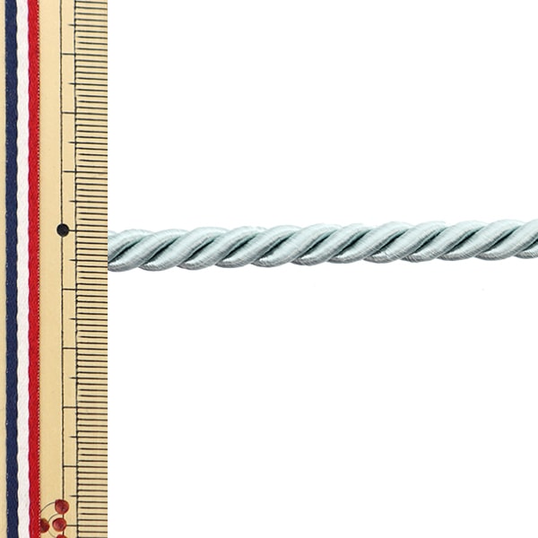 【数量5から】 手芸ひも 『2023ツイストコードB 幅約7mm ライトブルー KY-7-B14』