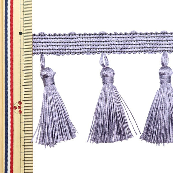 【数量5から】 手芸ブレード 『2023タッセルブレード パープル BE4276-5』