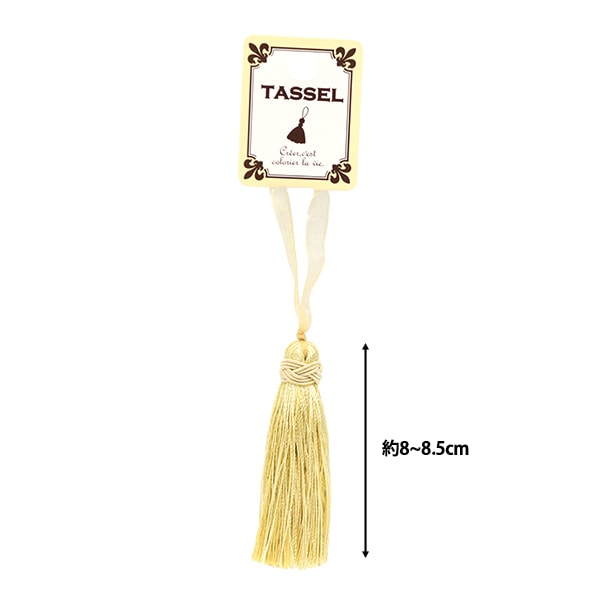 Handicraft parts "2023 Tassel Light Yellow BX1299-14"