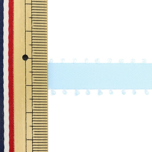 【数量5から】 リボン 『フェザーエッジII 幅13mm 7番色 6782』 AOYAMARIBBON 青山リボン