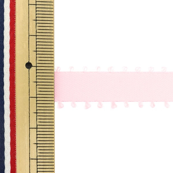 【数量5から】 リボン 『フェザーエッジII 幅13mm 23番色 6782』 AOYAMARIBBON 青山リボン